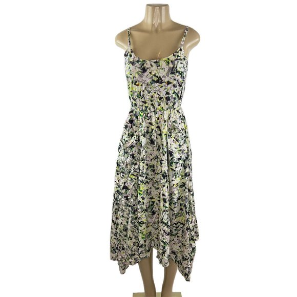 CAbi Margherita Dress Size XS Floral Midi Sundress Pockets Adjustable Strap 5048 - Picture 3 of 11